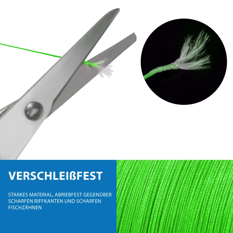 Senshu Q-Line 0,16mm - lime green - 10m von der Großspule