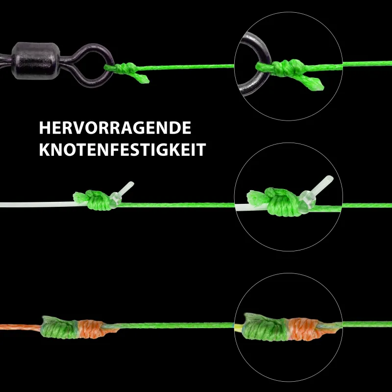Senshu Q-Line 0,16mm - lime green - 10m von der Großspule