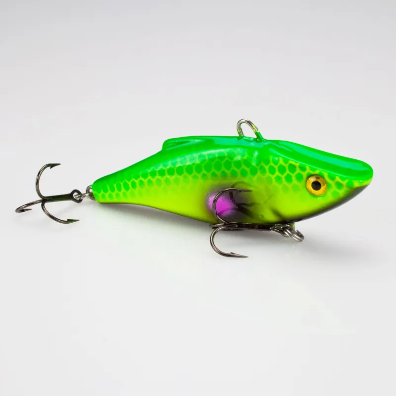 Senshu Rattle Crank´y 7.5cm - Lime Pinky - 12g - 1 Stück