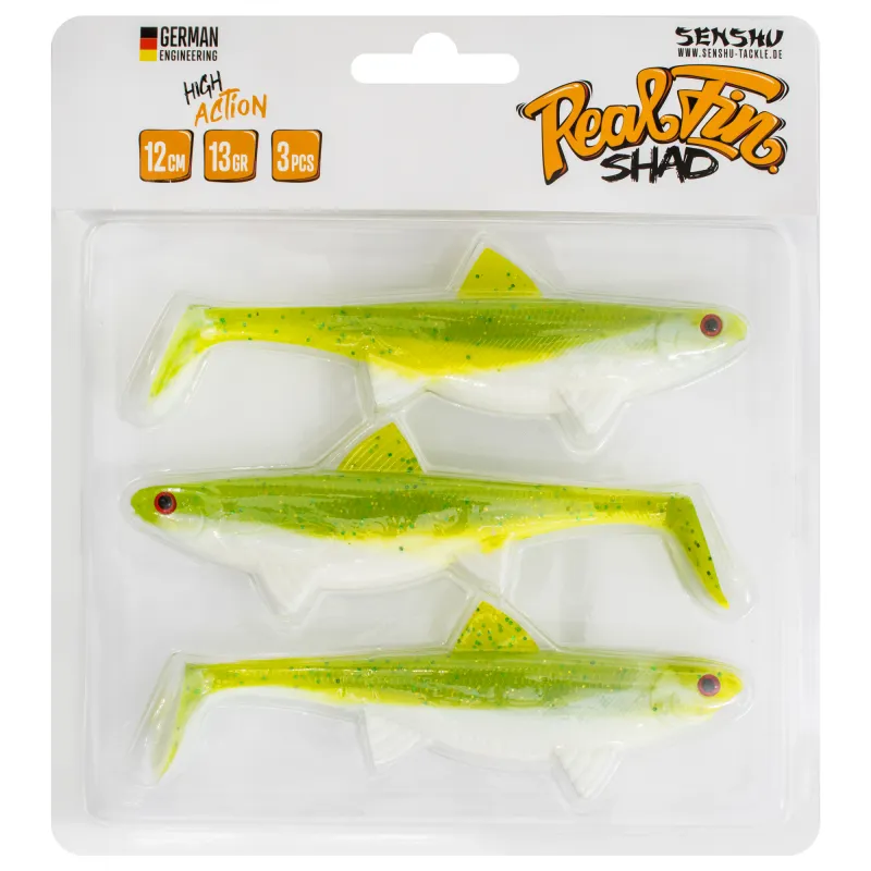 Senshu Real Fin Shad 12cm - Fruty - 13g - 3 Stück