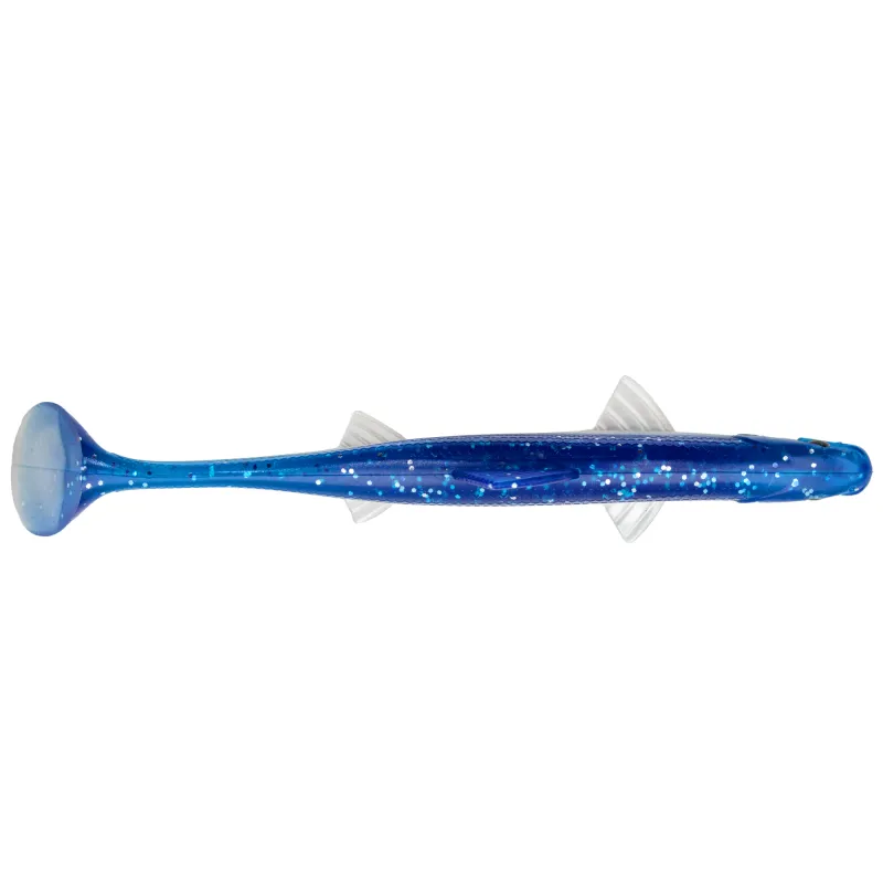 Senshu Real Fin Shad 8cm - Flaky Blue - 4g - 4 Stück