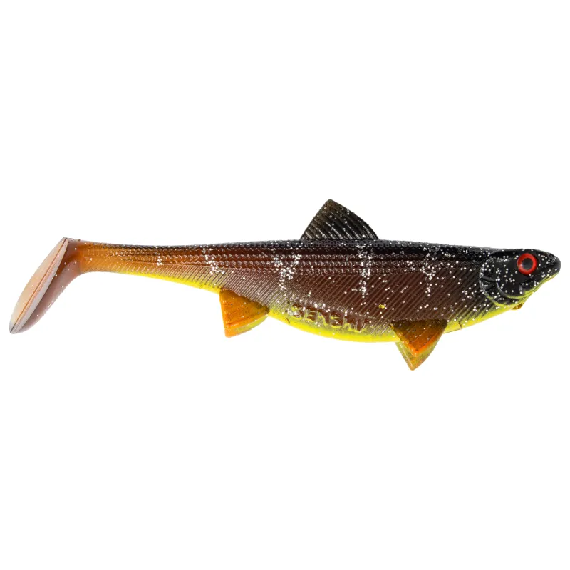 Senshu Real Fin Shad 8cm - Sunshine Brown - 4g - 4 Stück