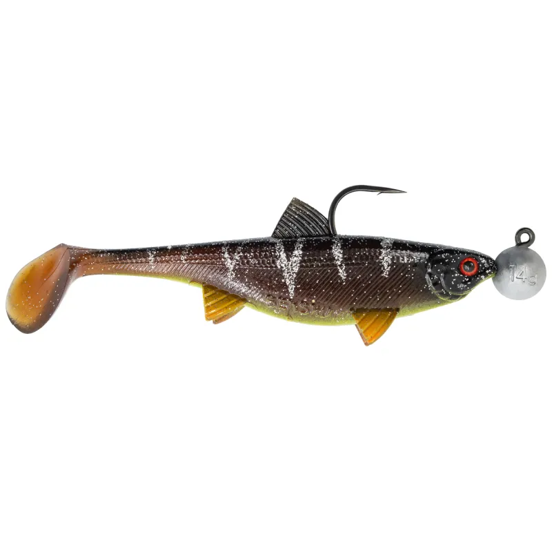 Senshu Real Fin Shad Ready2Catch 12cm - Sunshine Brown - 25g - 3 Stück