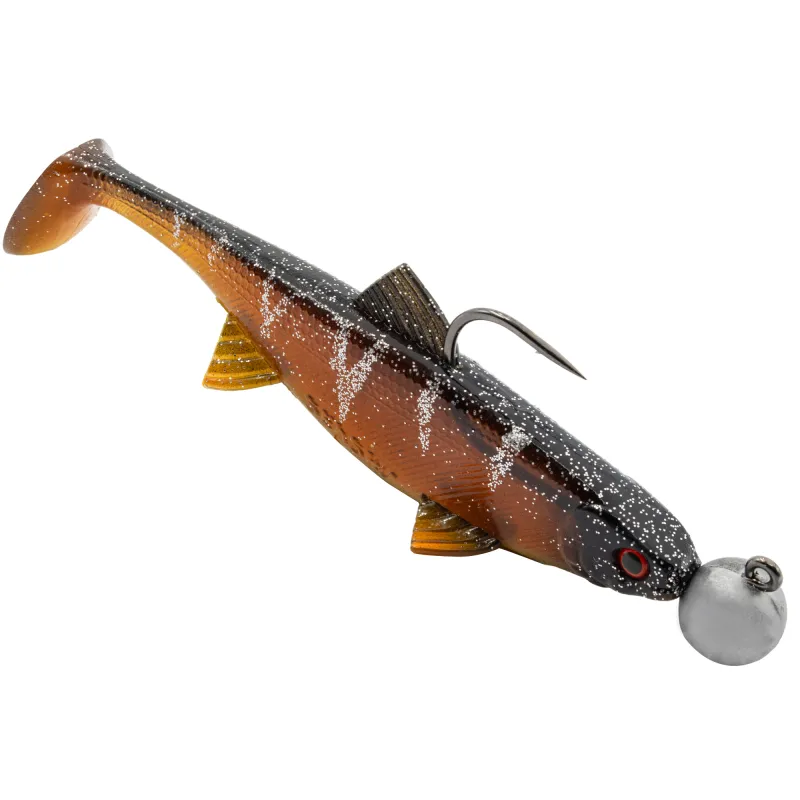 Senshu Real Fin Shad Ready2Catch 12cm - Sunshine Brown - 25g - 3 Stück