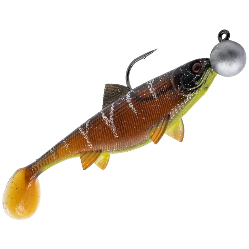 Senshu Real Fin Shad Ready2Catch 12cm - Sunshine Brown - 25g - 3 Stück
