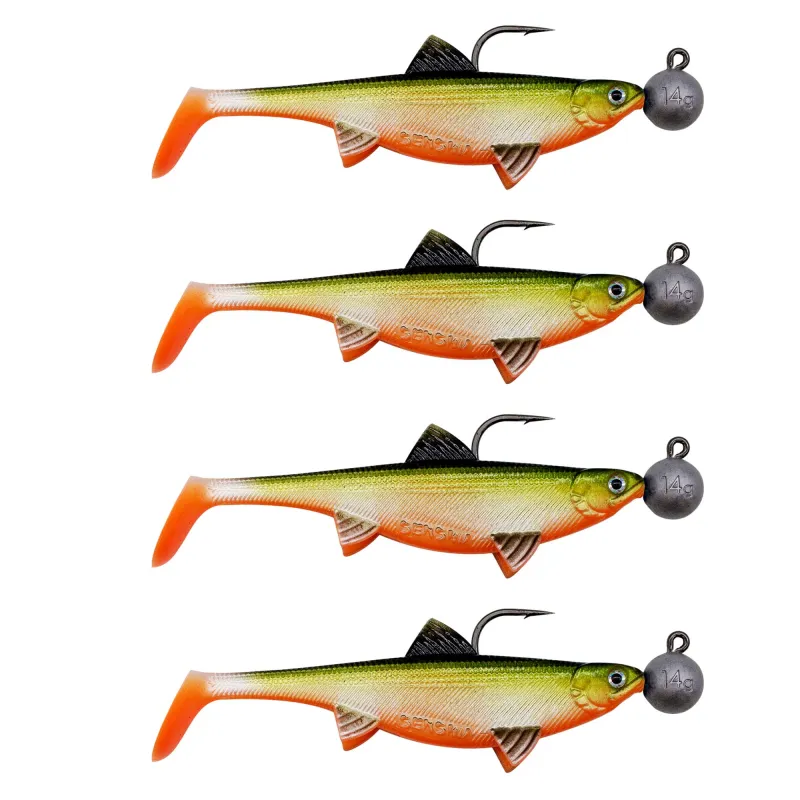 Senshu Real Fin Shad Ready2Catch 8cm - Orange Belly - 11g - 4 Stück