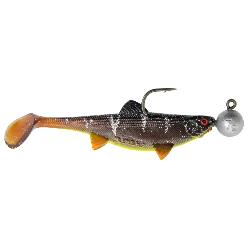 Senshu Real Fin Shad Ready2Catch 8cm - Sunshine Brown - 11g - 4 Stück