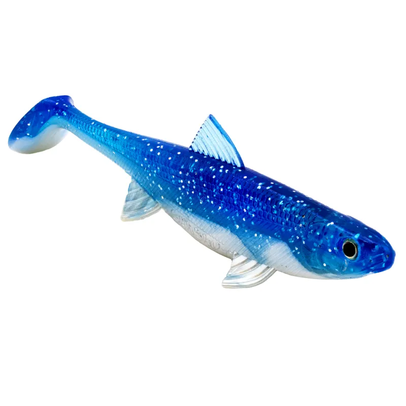 Senshu Real Fin Shad SinglePack 8cm - Flaky Blue - 4g - 1 Stück