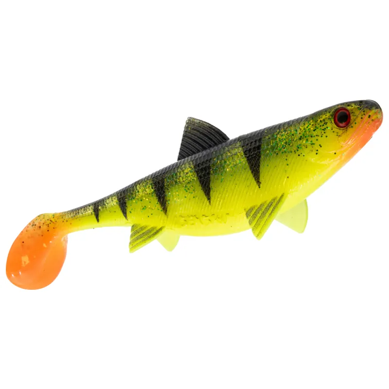 Senshu Real Fin Shad SinglePack 8cm - Shiny Tiger - 4g - 1 Stück