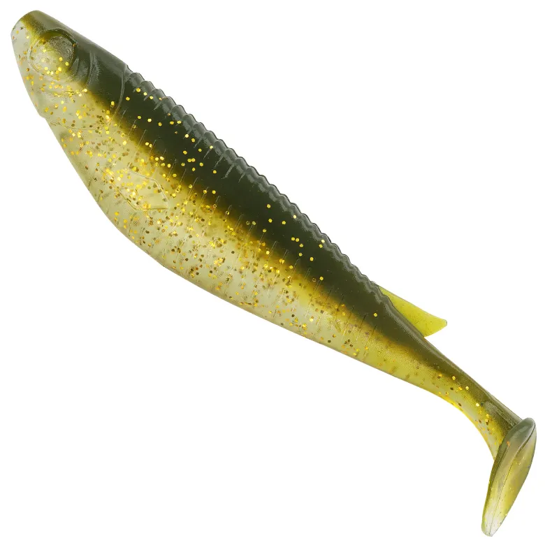Senshu Real Roach Shad 4 Stück - 10cm - 9g - Green Rush