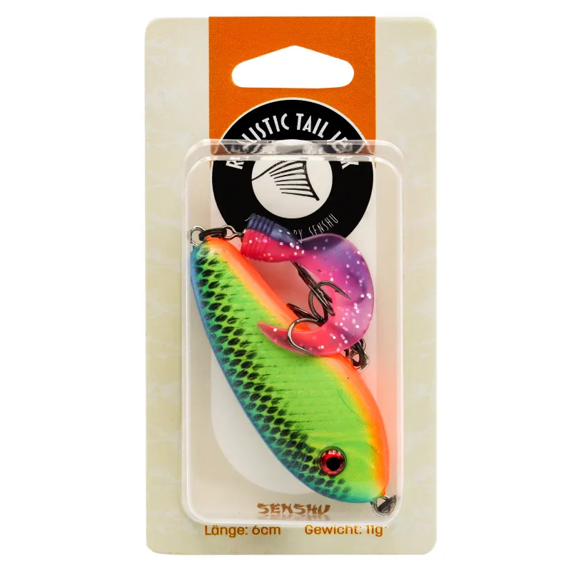 Senshu Realistic Tail Jerk 6cm - Mahi Mahi - 11g - 1 Stück
