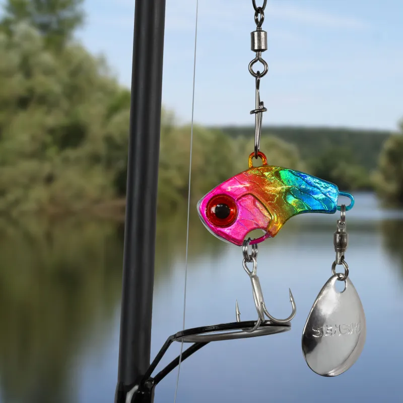 Senshu Tetracup 21g - pink/gelb/blau - 65mm - Hakengröße 6