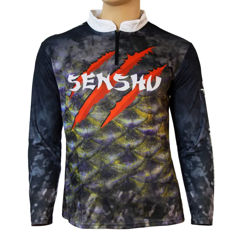 Senshu Tournament Jersey (Westin, Berkley, Penn, Abu Garcia, Svartzonker uvm.) grau - Gr. M