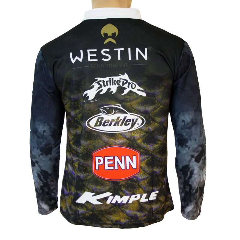 Senshu Tournament Jersey (Westin, Berkley, Penn, Abu Garcia, Svartzonker uvm.) grau - Gr. M