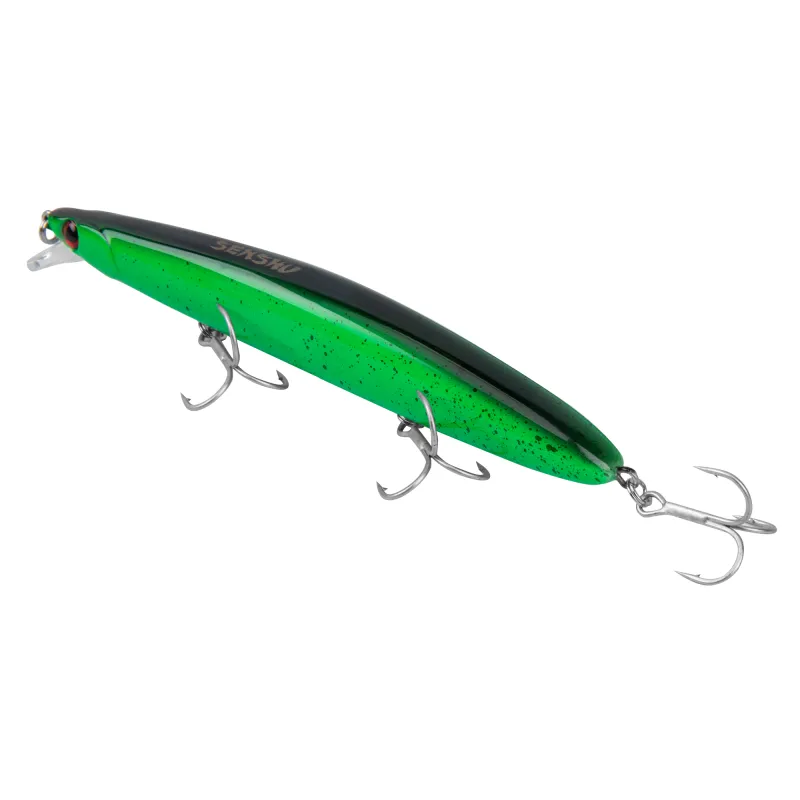 Senshu Zander Buddy 12,5cm - 20g - Green Pumpkin/Chart