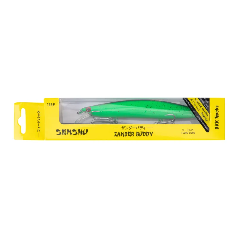 Senshu Zander Buddy 12,5cm - 20g - Green Pumpkin/Chart