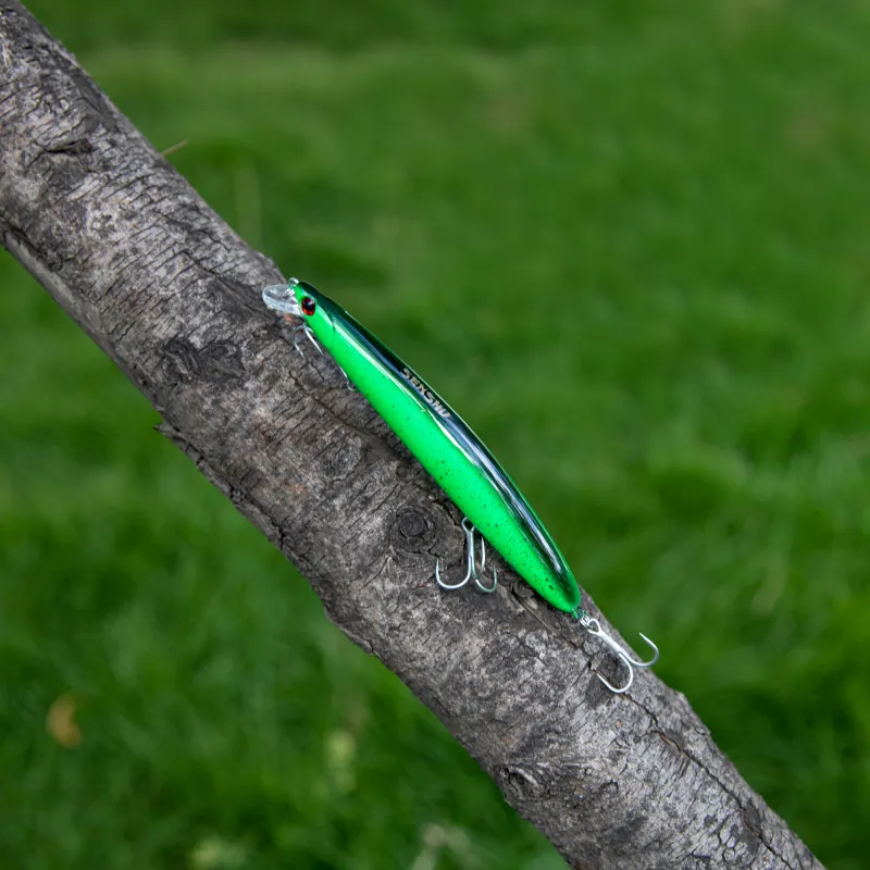 Senshu Zander Buddy 12,5cm - 20g - Green Pumpkin/Chart