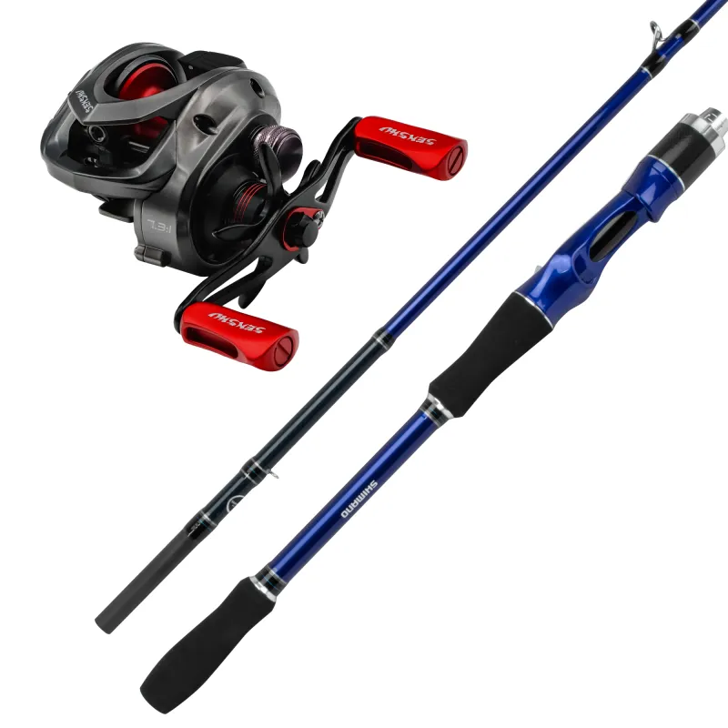 Shimano Technium Cast Baitcastrute + Psycho Low Profile Baitcasrolle im SET