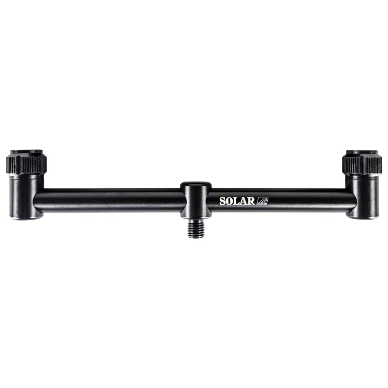 Solar Tackle A1 Aluminium 2-Rod Fixed Buzz Bar schwarz - 18cm