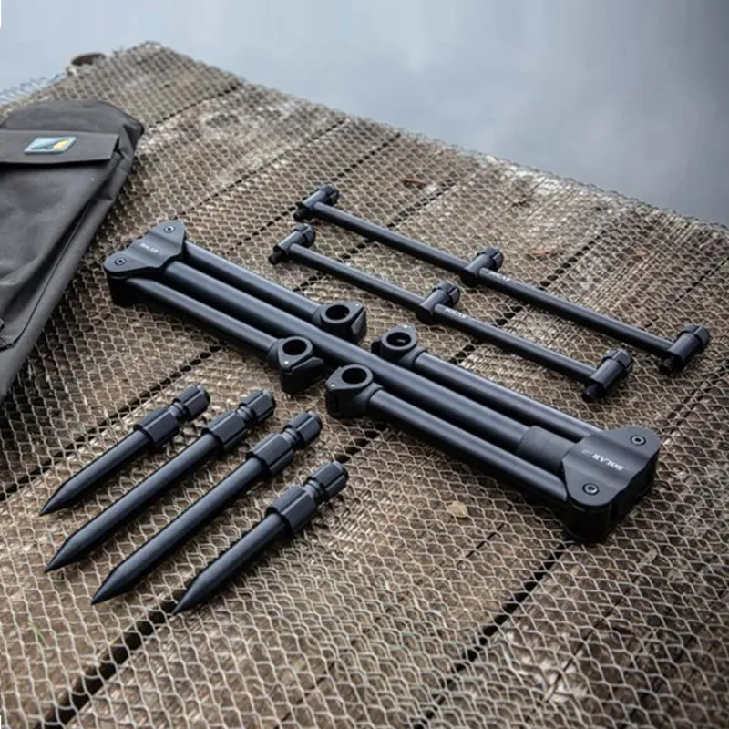 Solar Tackle A1 Aluminium Ground Pod schwarz - 2x6" Legs & 2x9" Legs