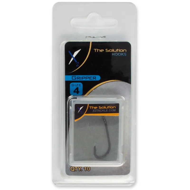 The Solution Gripper Hook Gr. 4 Karpfen und Boiliehaken Gr.4 - 10Stück