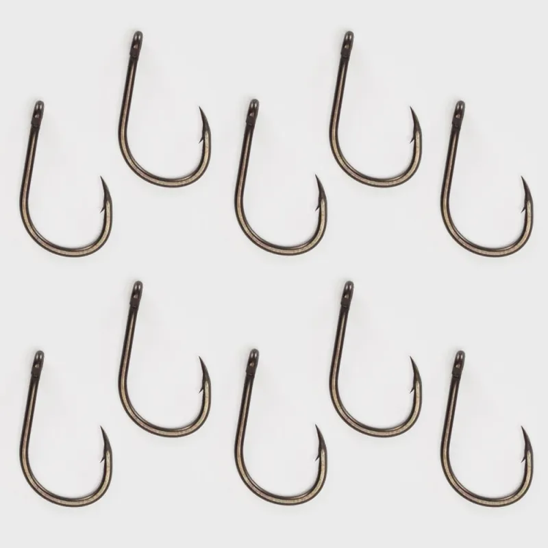 The Solution Wide Gape Hook Gr. 8 Karpfen und Boiliehaken Gr.8 - 10Stück