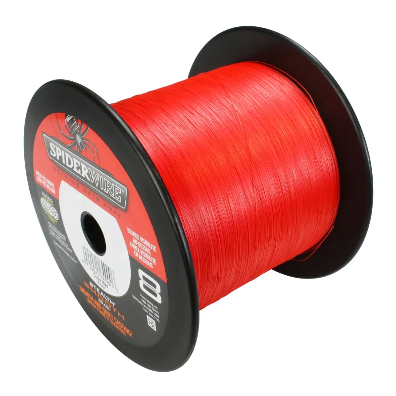 Spiderwire Stealth Smooth 8 Red 1800m TK40,8kg - 0,35mm