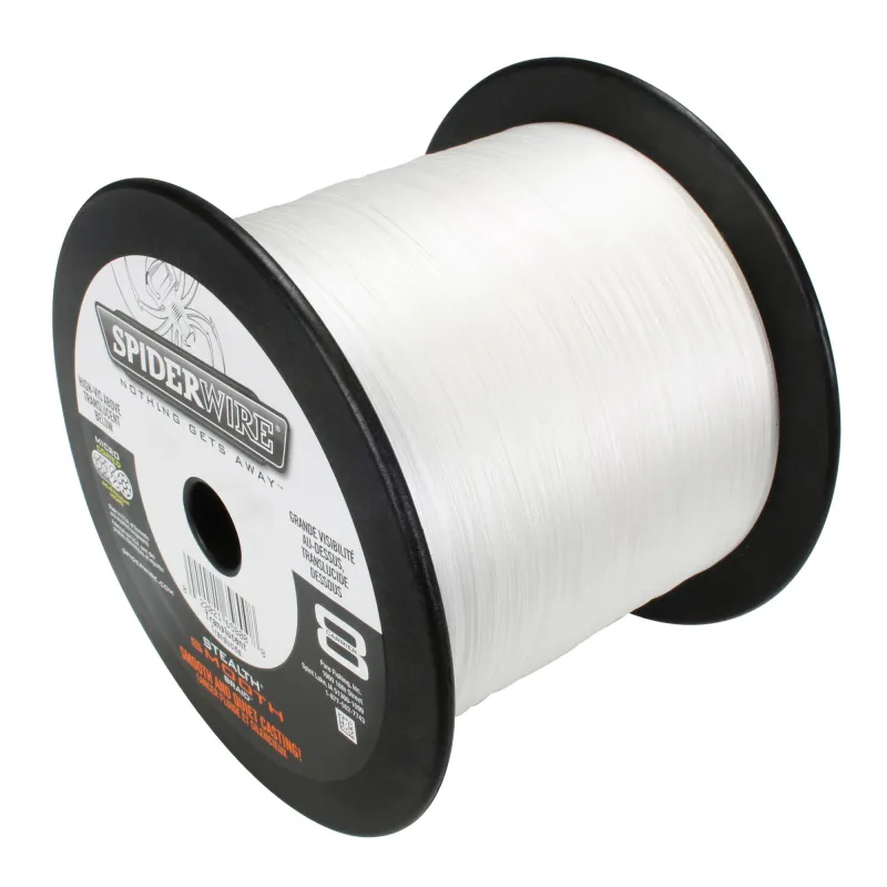 Spiderwire Stealth Smooth 8 Translucent 50m von der Großspule TK7,3kg - 0,08mm