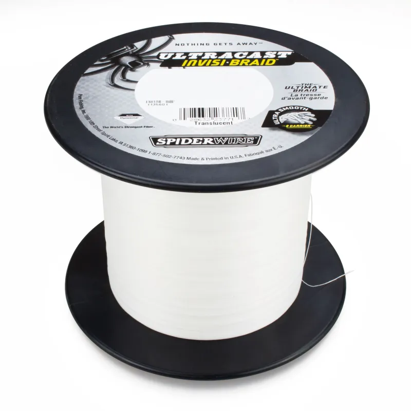 Spiderwire Ultracast Invisi Braid - 8 Carrier 0,12mm 1m von der Großspule 1m - 0,12mm - transparent - 9,1kg