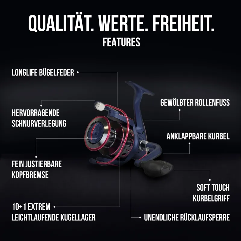 Hechtrolle MHB 6000 10+1 KL blau-pink