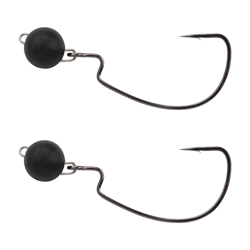 Spro Freestyle Rigged Bottom Jig Black - 3g - Gr. 3/0 - 2 Stück