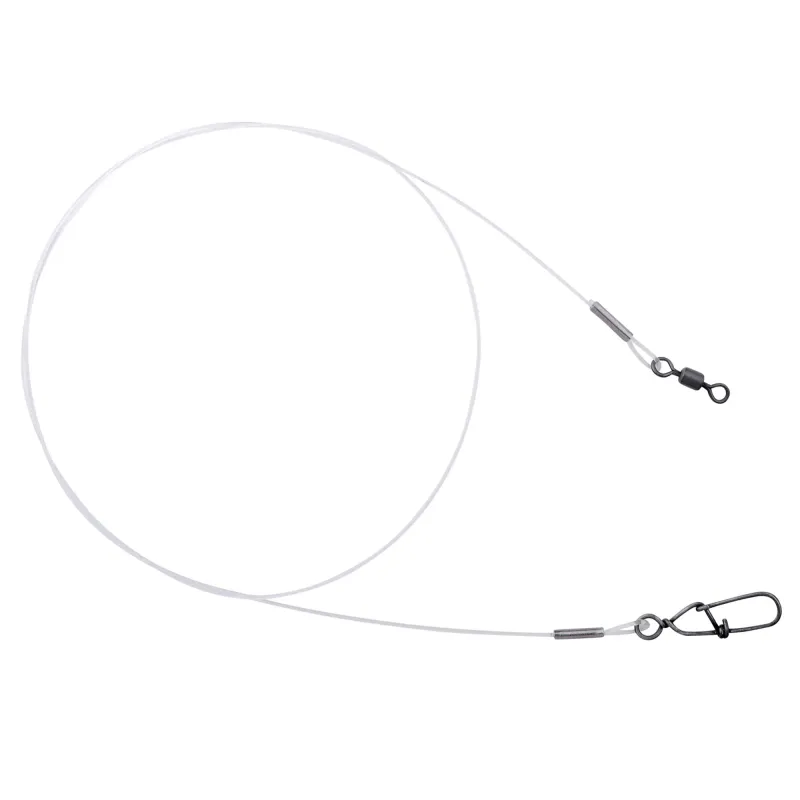 SPRO Matt Black Leader Fluoro 25cm - 0.45mm - 15kg - 2Stück