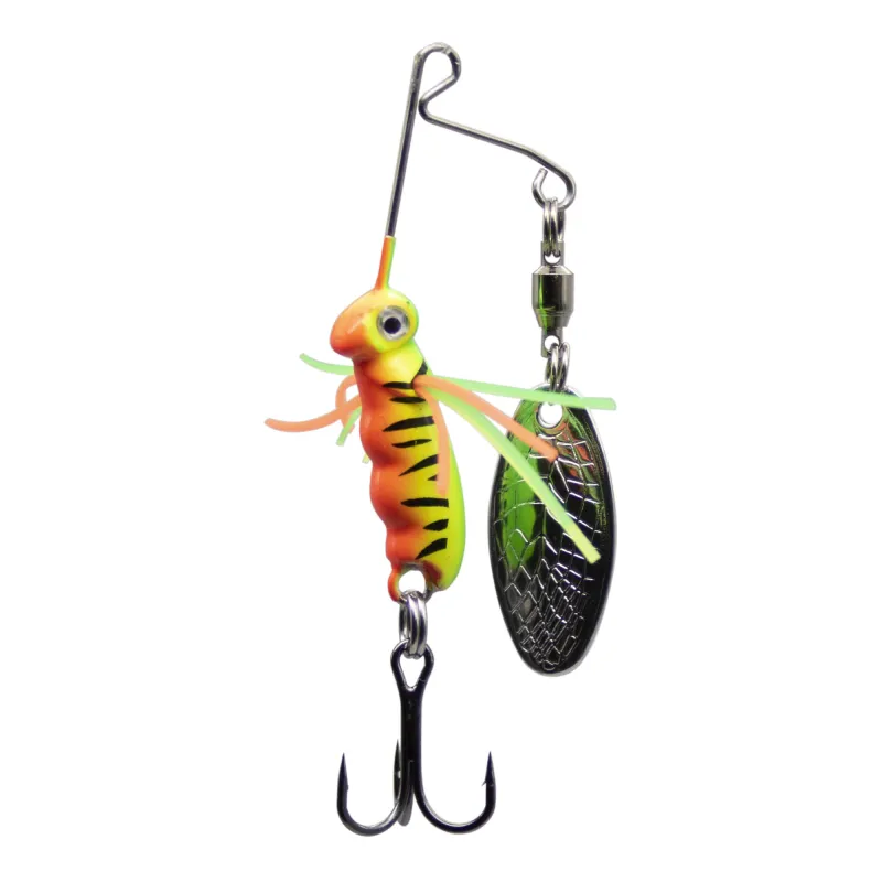 SPRO Micro Larva Spinnerbait Treble Hook - 4cm - 7g - Firetiger - 1Stück