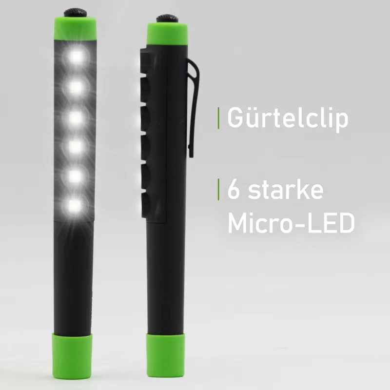 Stiftlampe "Bivvy Light Pen" 6-Led grün