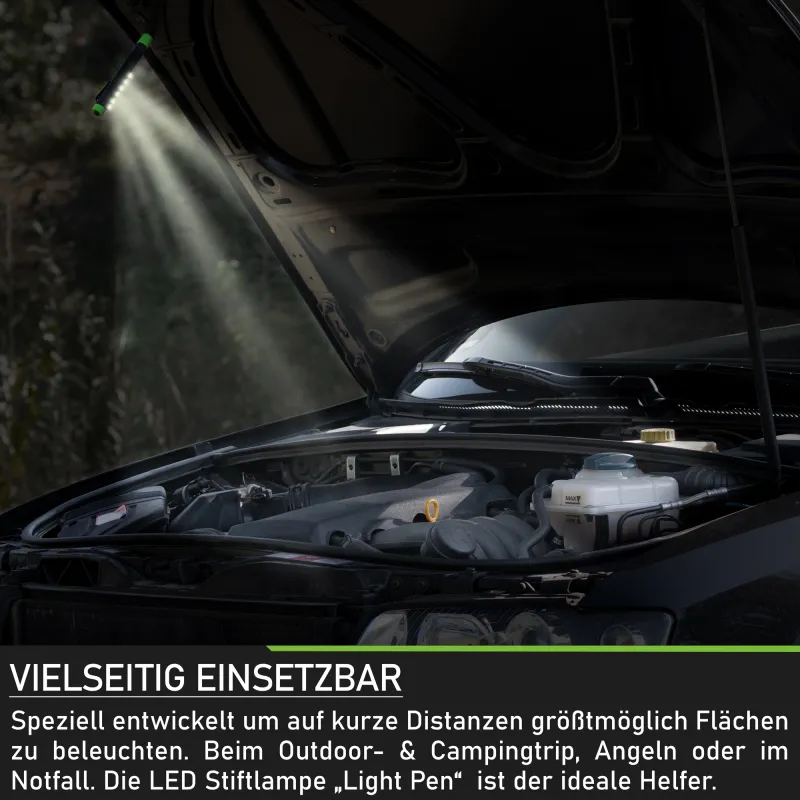 Stiftlampe "Bivvy Light Pen" 6-Led grün