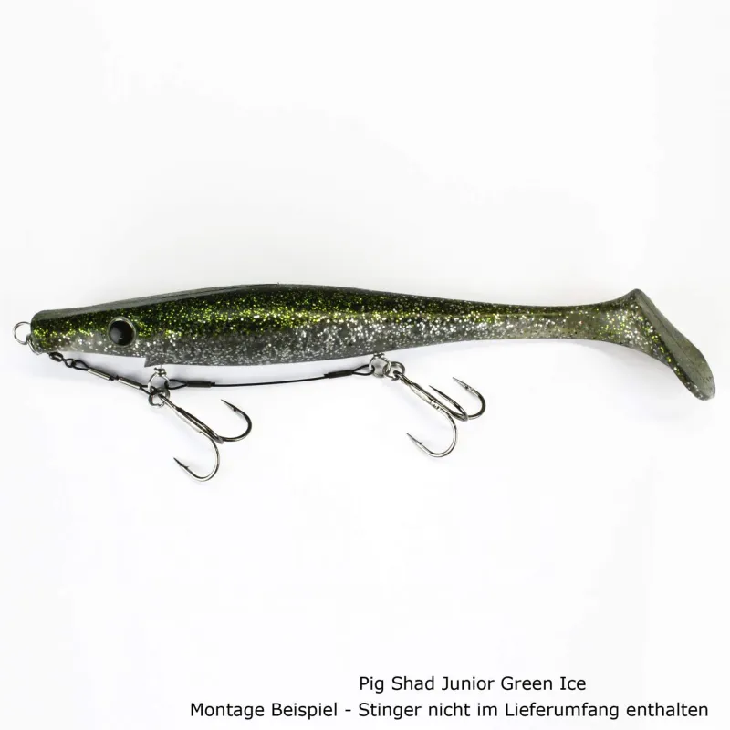 Strike Pro Pig® Shad Tournament 18cm - Midnight Shiner - 30g - 2 Stück