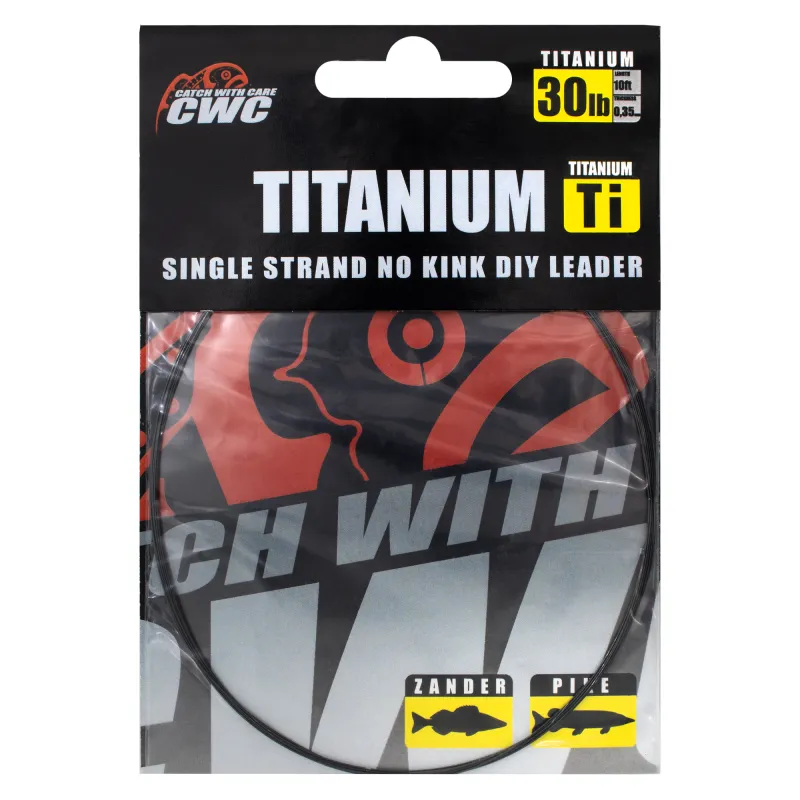 Strike Pro Titanium No Kink Leader 10ft 30 - 300cm - TK30lbs