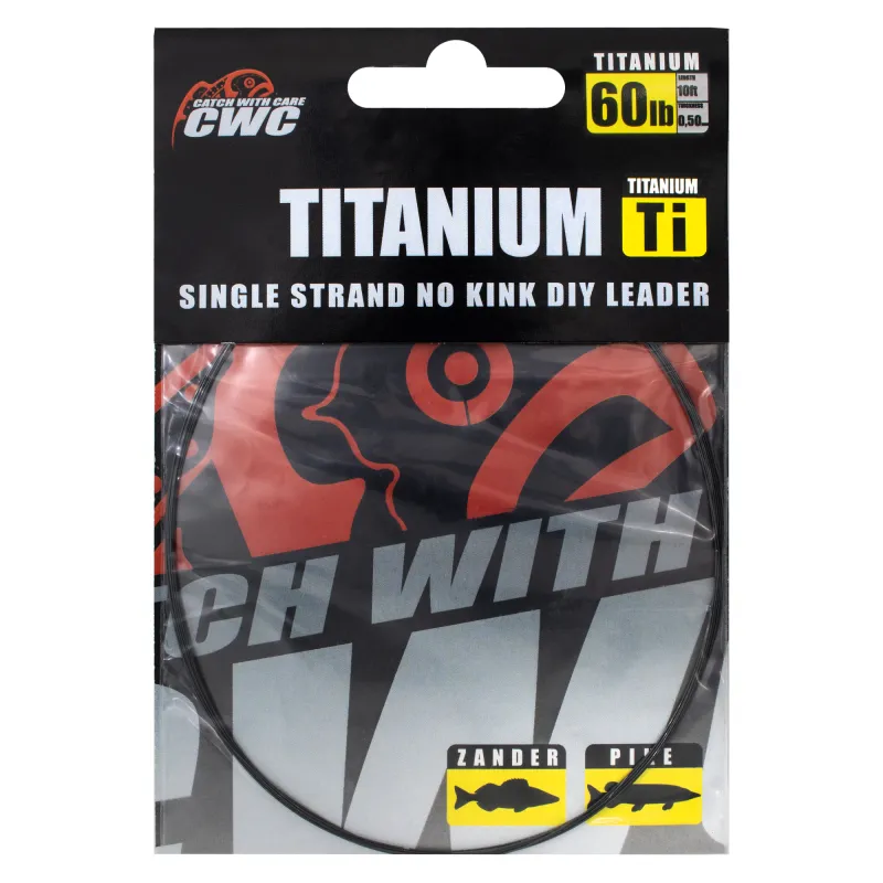 Strike Pro Titanium No Kink Leader 10ft 60 - 300cm - TK60lbs