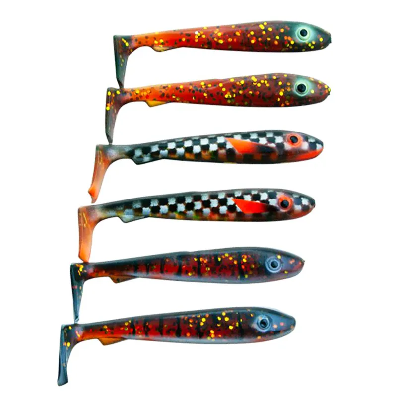 Svartzonker Sweden McRubber Bass 8cm - Mix Motoroil