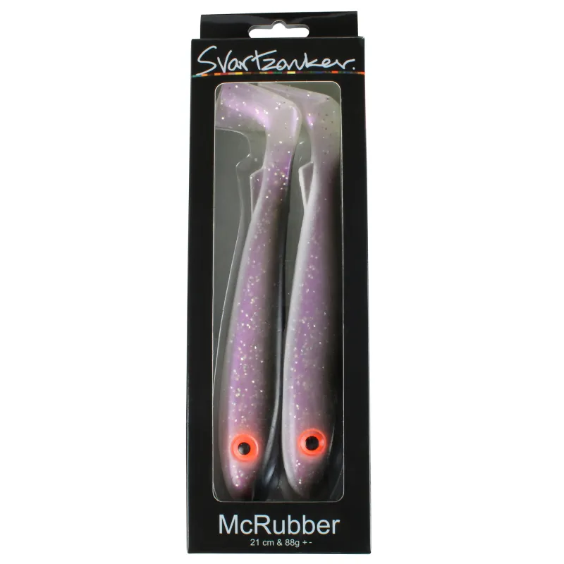 Svartzonker Sweden McRubber 21cm - White Fish - 85g - 2 Stück