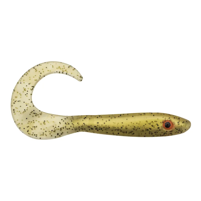 Svartzonker Sweden McRubber Stealth Tail Twister Bulk 23cm 36g - Gold and Black S10