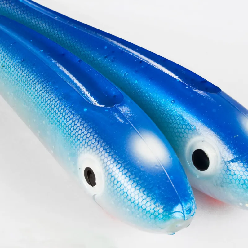 Svartzonker Sweden McRubber Tail Twister 34cm 96g - 2 Stück - Bluepearl C6