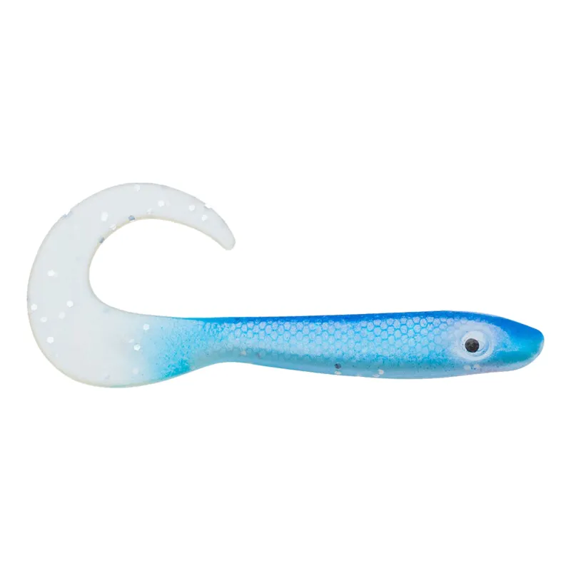 Svartzonker Sweden McRubber Tail Twister 11cm - Blue Pearl - 4.5g - 10 Stück