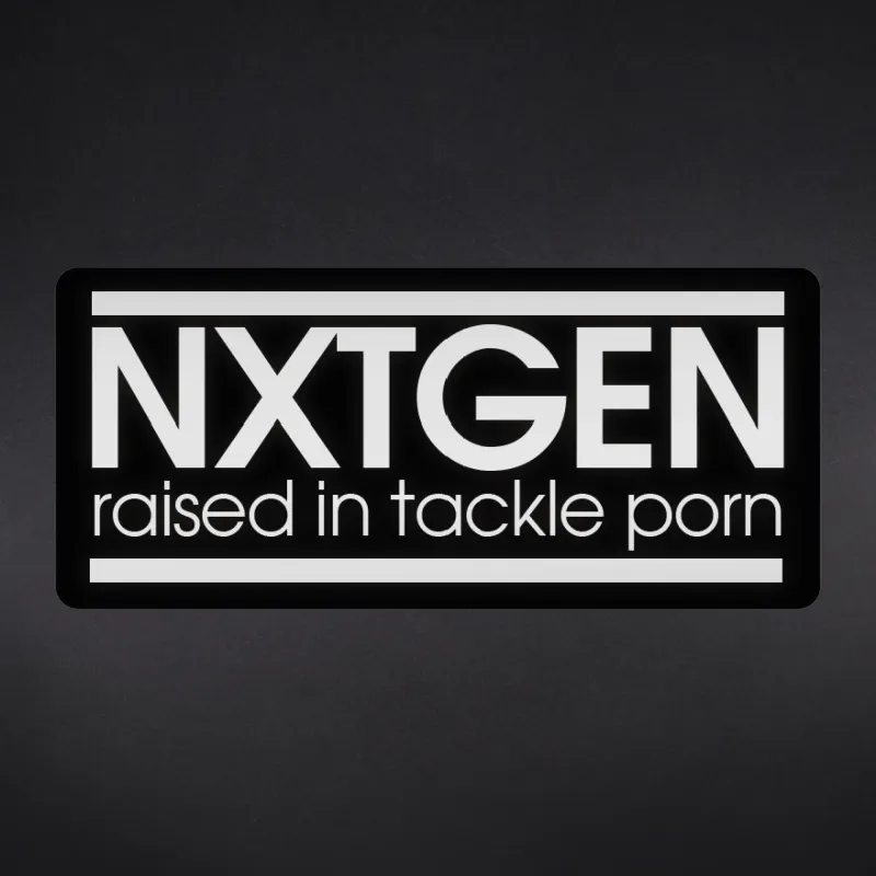 Tackle P*rn Aufkleber Tackle Porn next gen 104x46mm
