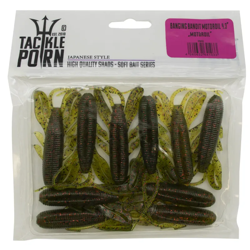 Tackle P*rn Banging Bandit 11cm - Motoroil - 10g - 10 Stück