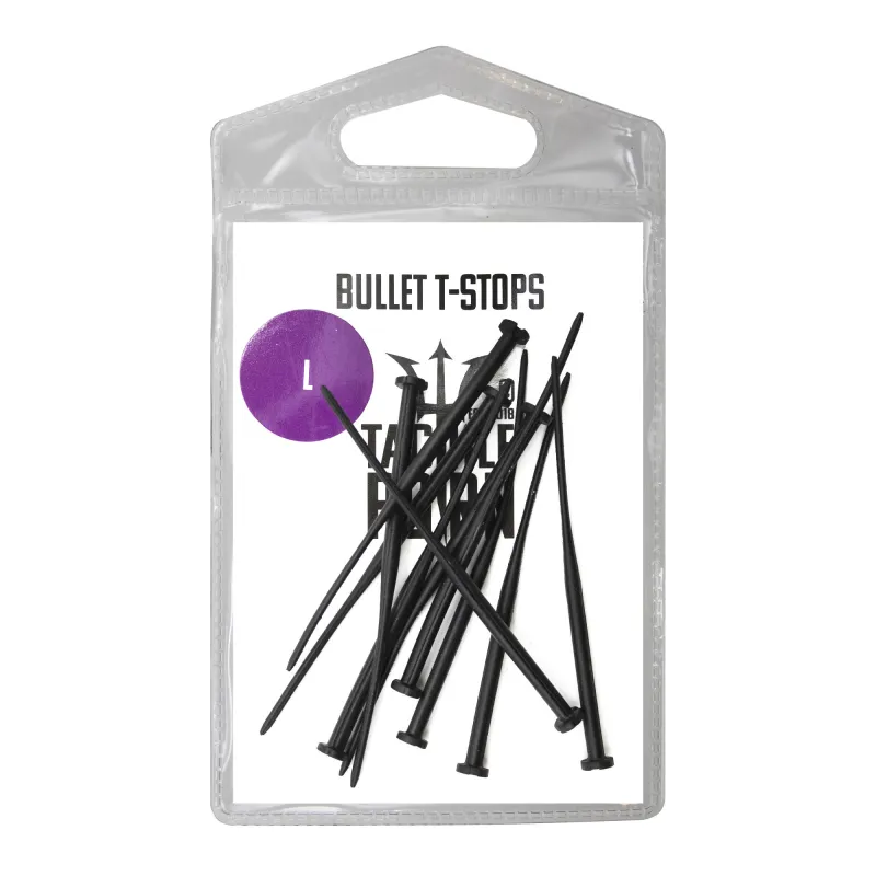 Tackle P*rn Bullet T-Stops L - black - 10Stück
