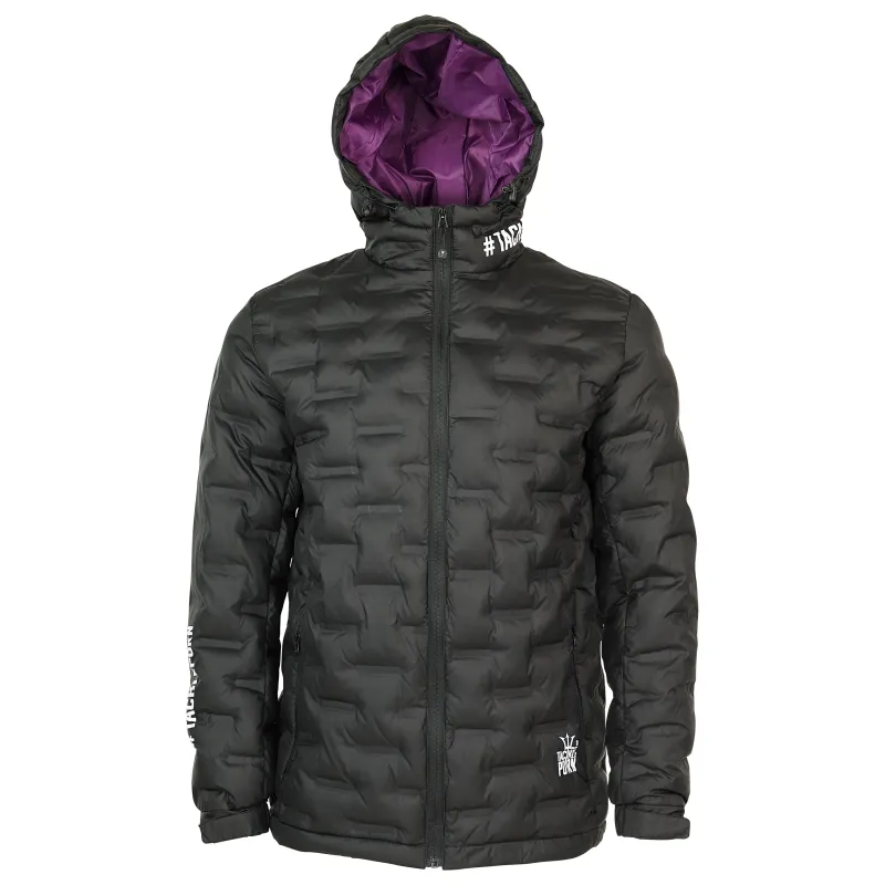 Tackle P*rn Down Jacket "Drunken Duck" Gr. S - schwarz