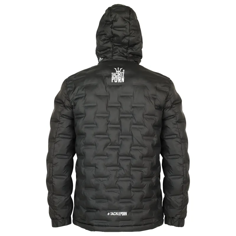 Tackle P*rn Down Jacket "Drunken Duck" Gr. XXXL - schwarz