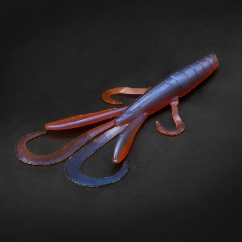 Tackle P*rn Flabby Flactor 9,5 cm - 5g - 10 Stück - Pro Blue/Red Pearl