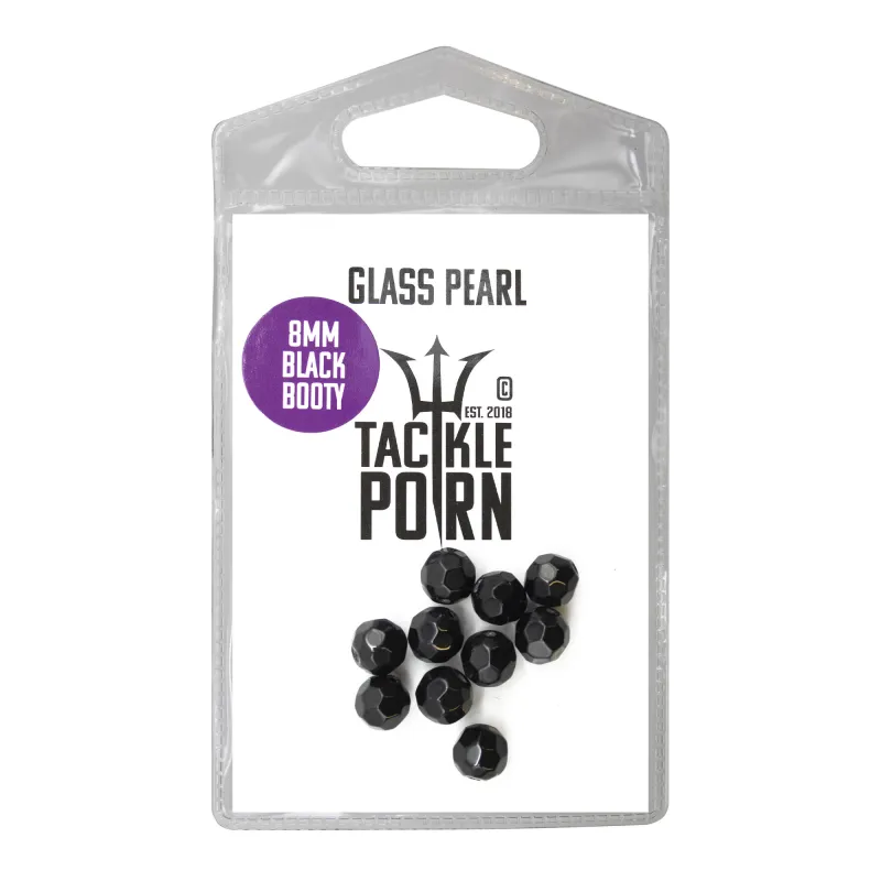 Tackle P*rn Glass Pearl black - 10Stück